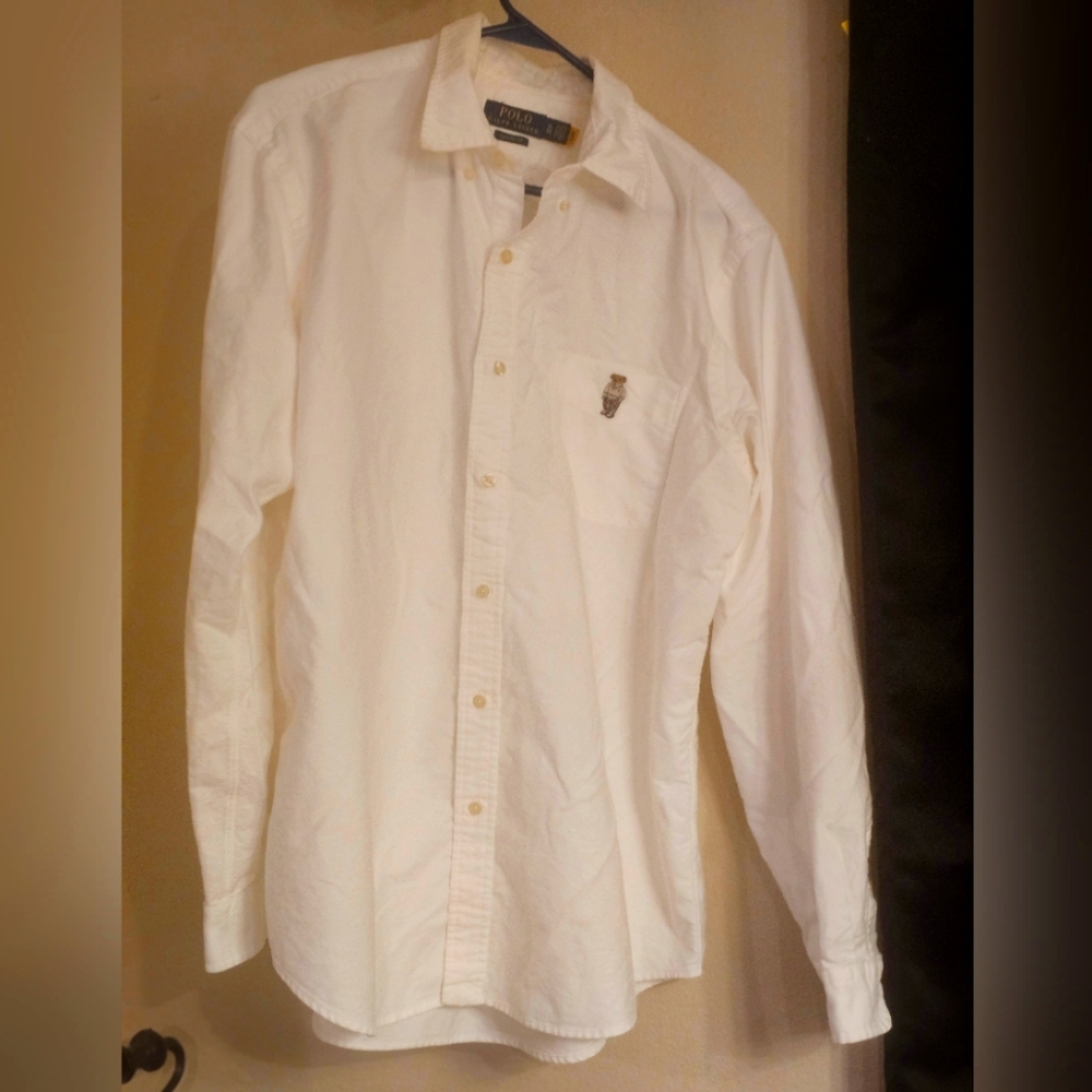 Classic Fit Polo Bear Oxford Shirt XL